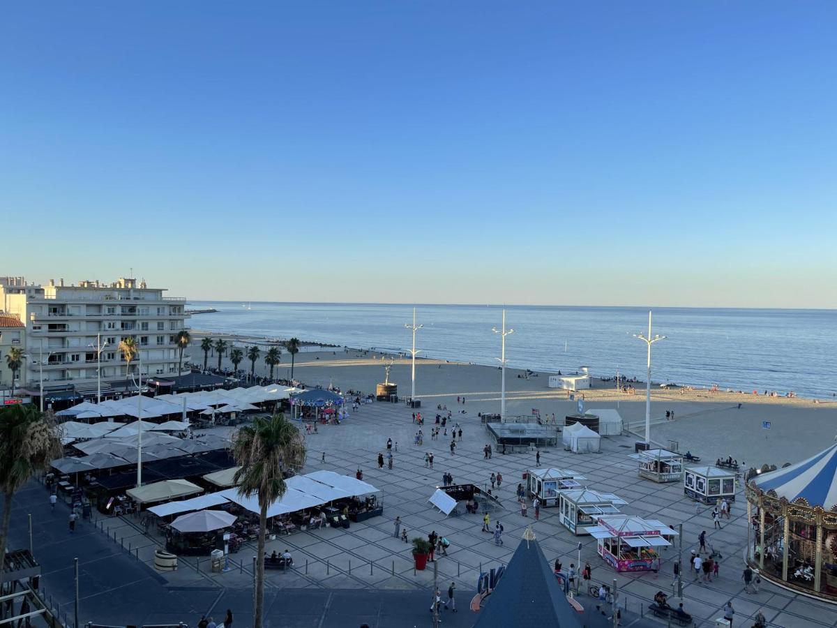 T2 Vue Mer Canet Plage - Le Petit Paradis Exteriér fotografie