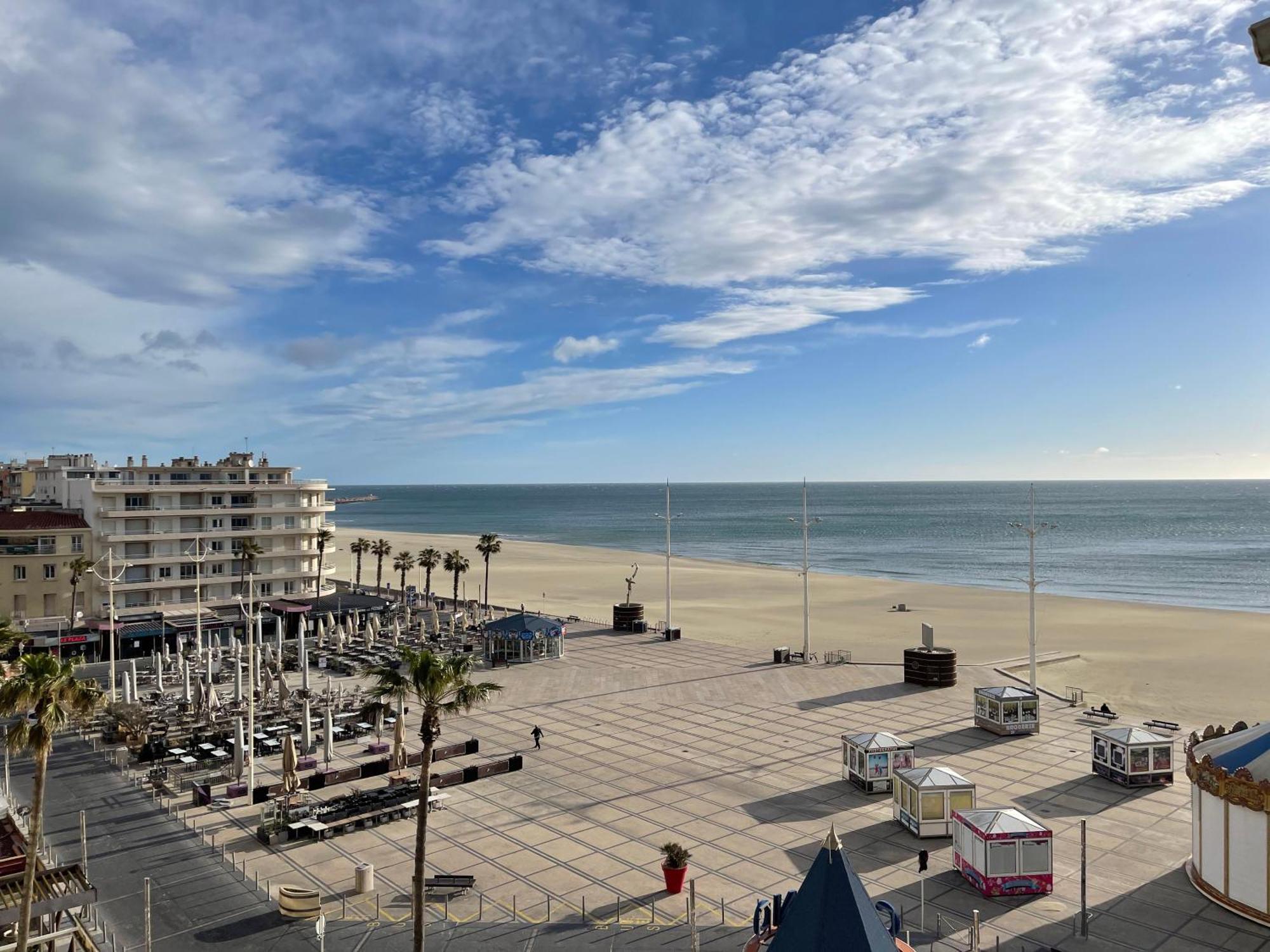 T2 Vue Mer Canet Plage - Le Petit Paradis Exteriér fotografie