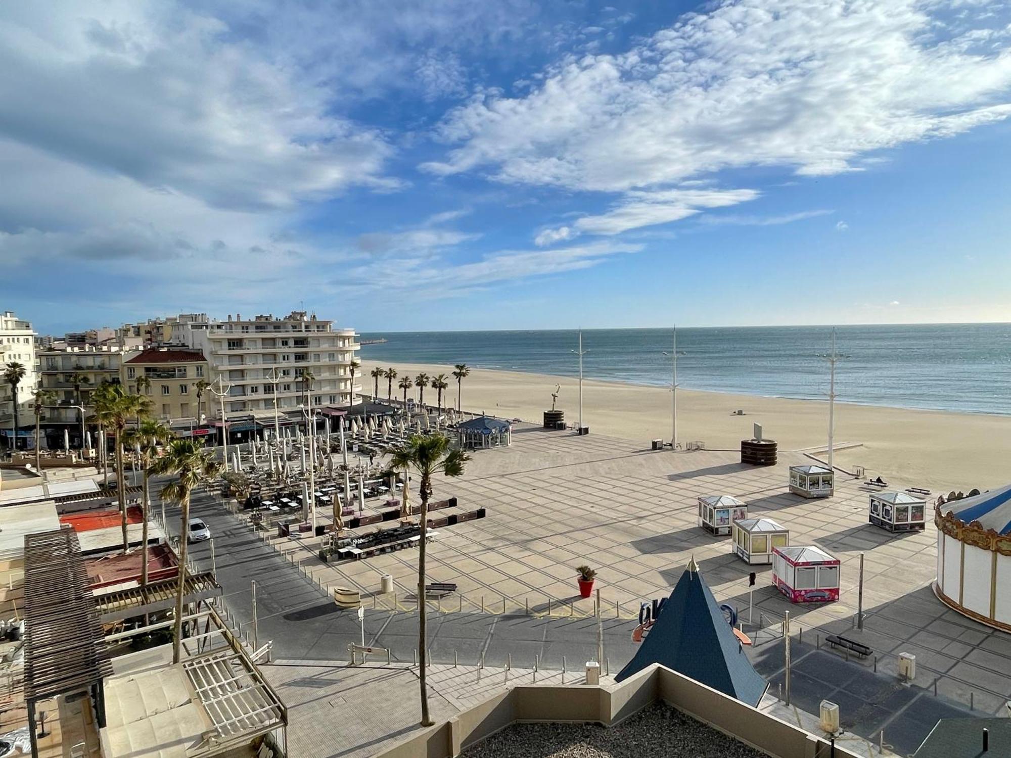 T2 Vue Mer Canet Plage - Le Petit Paradis Exteriér fotografie